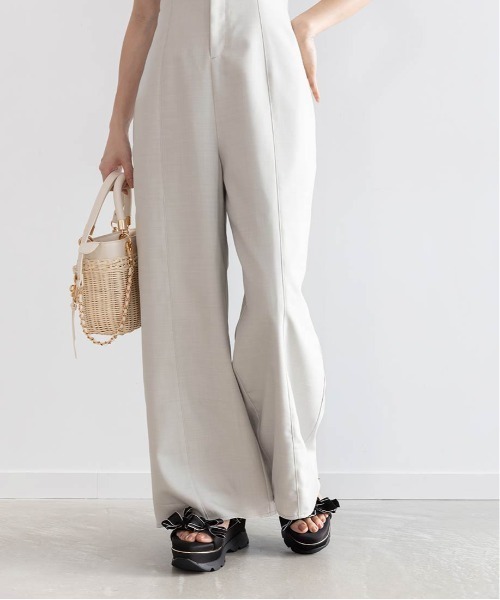 RANDA(ランダ)の「フリルオールインワン(サロペット/オーバーオール・レディース・チェック/ネイビー/グレー・1/0)」の13枚目の写真