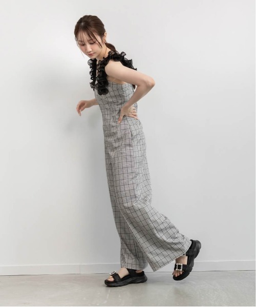 セール】フリルオールインワン（サロペット/オーバーオール）｜RANDA