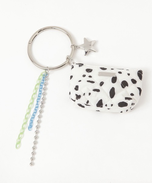 niko and...(ニコアンド)の「リングハンドルポーチチャーム(チャーム・レディース・グリーン/グレー/ブラック/ホワイト/パープル/その他1・0)」の2枚目の写真
