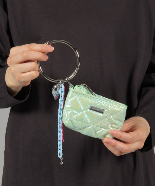 niko and...(ニコアンド)の「リングハンドルポーチチャーム(チャーム・レディース・グリーン/グレー/ブラック/ホワイト/パープル/その他1・0)」の8枚目の写真