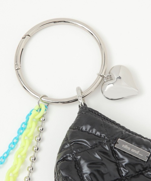 niko and...(ニコアンド)の「リングハンドルポーチチャーム(チャーム・レディース・グリーン/グレー/ブラック/ホワイト/パープル/その他1・0)」の10枚目の写真