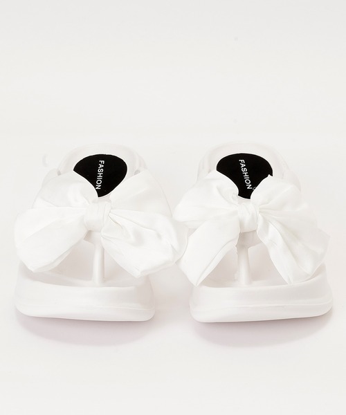 美品！ドルチェ＆ガッバーナ ドットリボンレースサンダル シェリー チェーン クチュール スライダーサンダル ブラック