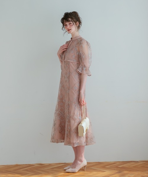 キ★新品★ドリードール　ドレス ノルディック柄Manywayワンピース　グレー ノルディック柄Manywayワンピース（ドレス）｜Dorry Doll