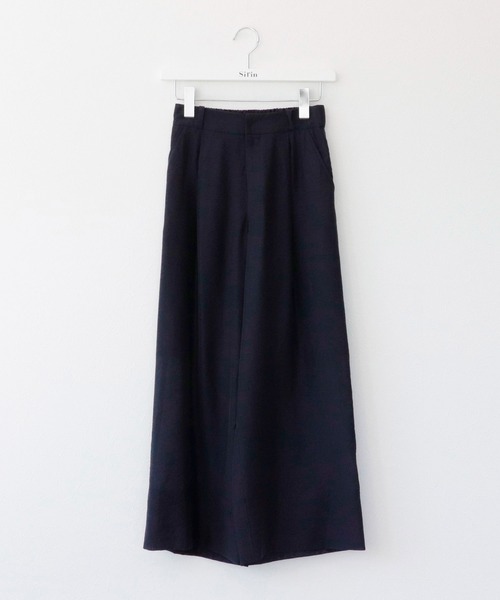 Sirin（シリン）の「≪セットアップ可≫ シルクブレンドシアーパンツ【2サイズ展開】（その他パンツ・レディース・ピンクベージュ/ブラウン/ネイビー・SMALL/X-SMALL）」の5枚目の写真