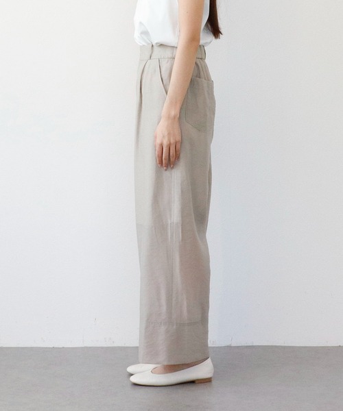 Sirin（シリン）の「≪セットアップ可≫ シルクブレンドシアーパンツ【2サイズ展開】（その他パンツ・レディース・ピンクベージュ/ブラウン/ネイビー・SMALL/X-SMALL）」の12枚目の写真