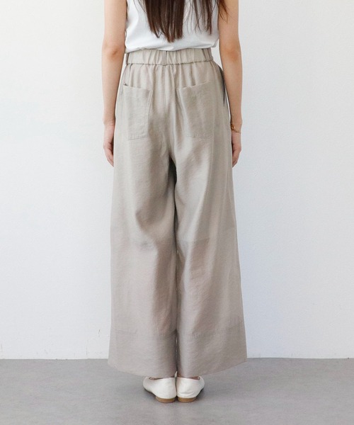 Sirin（シリン）の「≪セットアップ可≫ シルクブレンドシアーパンツ【2サイズ展開】（その他パンツ・レディース・ピンクベージュ/ブラウン/ネイビー・SMALL/X-SMALL）」の11枚目の写真