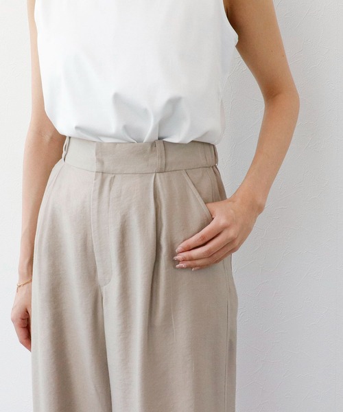 Sirin（シリン）の「≪セットアップ可≫ シルクブレンドシアーパンツ【2サイズ展開】（その他パンツ・レディース・ピンクベージュ/ブラウン/ネイビー・SMALL/X-SMALL）」の10枚目の写真