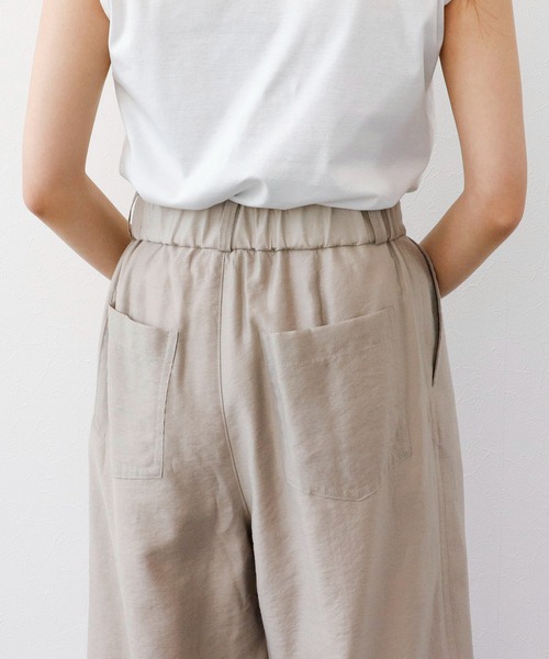 Sirin（シリン）の「≪セットアップ可≫ シルクブレンドシアーパンツ【2サイズ展開】（その他パンツ・レディース・ピンクベージュ/ブラウン/ネイビー・SMALL/X-SMALL）」の9枚目の写真