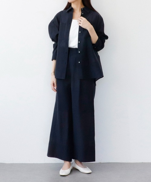 Sirin（シリン）の「≪セットアップ可≫ シルクブレンドシアーパンツ【2サイズ展開】（その他パンツ・レディース・ピンクベージュ/ブラウン/ネイビー・SMALL/X-SMALL）」の17枚目の写真