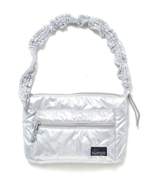 ZIDDY（ジディ）の「【 ニコ☆プチ 掲載 】ギャザーフリルショルダーバッグ（バックパック/リュック・キッズ・グレー/ブラック・FREE）」の9枚目の写真