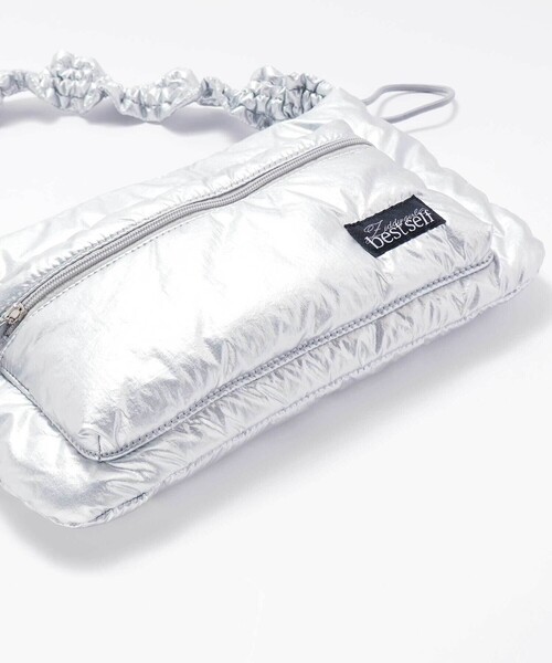 ZIDDY（ジディ）の「【 ニコ☆プチ 掲載 】ギャザーフリルショルダーバッグ（バックパック/リュック・キッズ・グレー/ブラック・FREE）」の17枚目の写真