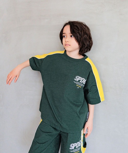 SPALDING(スポルディング)の「【SPALDING(スポルディング)】別注水陸両用T(KIDS)(Tシャツ/カットソー・キッズ・ブラック/グリーン/ホワイト・140cm/130cm/120cm/110cm/150cm)」の3枚目の写真