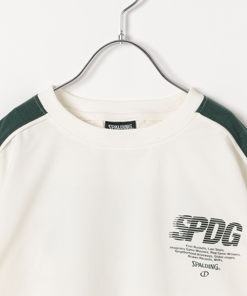SPALDING(スポルディング)の「【SPALDING(スポルディング)】別注水陸両用T(KIDS)(Tシャツ/カットソー・キッズ・ブラック/グリーン/ホワイト・140cm/130cm/120cm/110cm/150cm)」の22枚目の写真