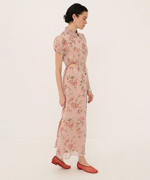SHEER FLOWER MINI PUFF ONEPIECE（ワンピース）｜CLANE（クラネ）の