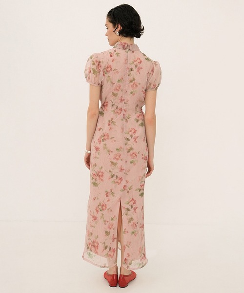 SHEER FLOWER MINI PUFF ONEPIECE（ワンピース）｜CLANE（クラネ）の