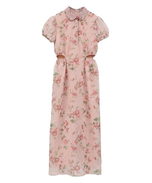 SHEER FLOWER MINI PUFF ONEPIECE（ワンピース）｜CLANE（クラネ）の