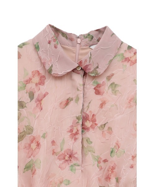 SHEER FLOWER MINI PUFF ONEPIECE（ワンピース）｜CLANE（クラネ）の