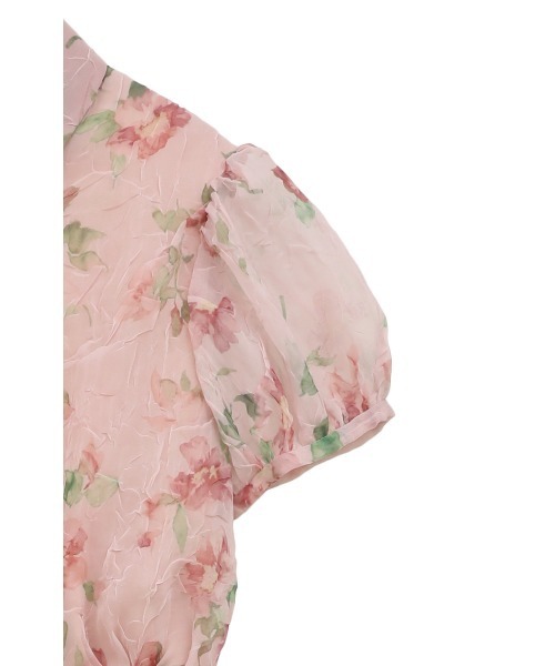 SHEER FLOWER MINI PUFF ONEPIECE（ワンピース）｜CLANE（クラネ）の