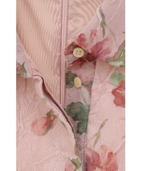 SHEER FLOWER MINI PUFF ONEPIECE（ワンピース）｜CLANE（クラネ）の