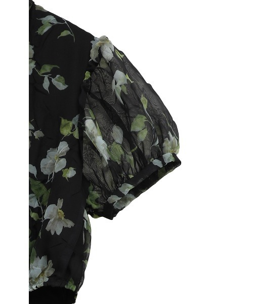 SHEER FLOWER MINI PUFF ONEPIECE（ワンピース）｜CLANE（クラネ）の