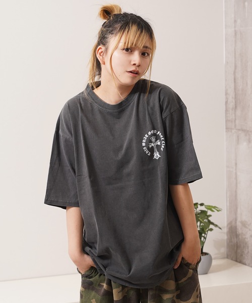 1111clothing（ワンフォークロージング）の「アソートデザイン ピグメントTシャツ / Assorted Design Pigment T-Shirt（Tシャツ/カットソー・メンズ・ホワイト系1/カーキ系2/ブラック系2/ホワイト系3/ブラック系1/ブラック系3・M/L）」の20枚目の写真
