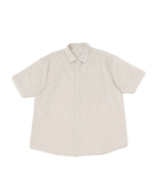 j.n.r.d(ジェー・エヌ・アール・ディー)の「j.n.r.d/パナマプレーン半袖シャツ(シャツ/ブラウス・メンズ・ホワイト系その他2/チャコールグレー・L/M/LL)」の12枚目の写真