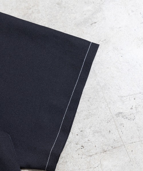 COMMON WARE（コモンウェアー）の「COMMONWARE:BIG SIZE STICHING SHIRTS/ビッグサイズ ステッチングシャツ（シャツ/ブラウス・メンズ・チャコールグレー/ブラック/ネイビー・M/L）」の12枚目の写真