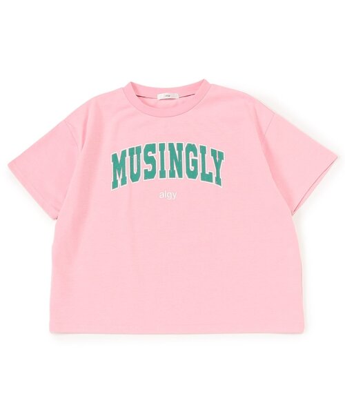 algy(アルジー)の「ビンテージロゴT(Tシャツ/カットソー・キッズ・ブルー/ピンク/チャコール・XX-SMALL/X-SMALL/MEDIUM/SMALL)」の6枚目の写真