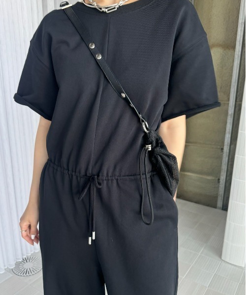 Ameri vintage アメリ SWEAT EASY ROMPERS Ameri（アメリ）の「SWEAT EASY ROMPERS（サロペット