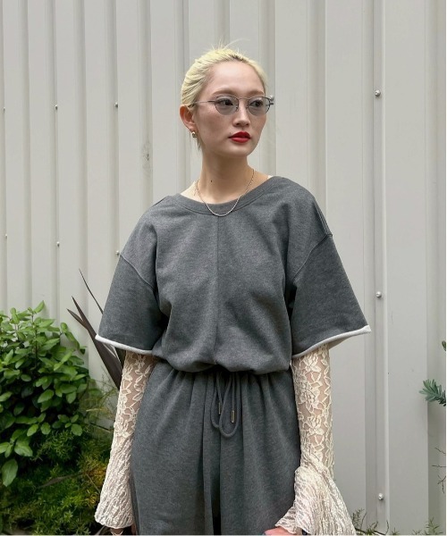 【さきちゃん】Ameri  SWEAT EASY ROMPERS Amazon.com: AGQT Women's Sexy V Neck Self Tie Front Romper