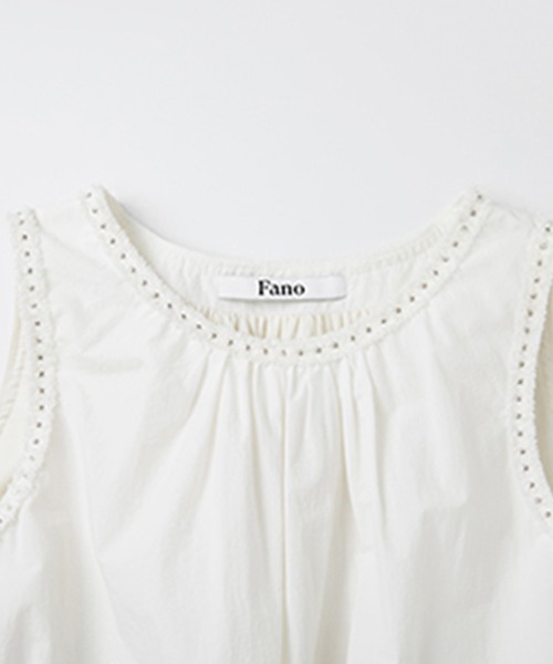 ウエストドローストリング ノースリーブワンピース FX25L063