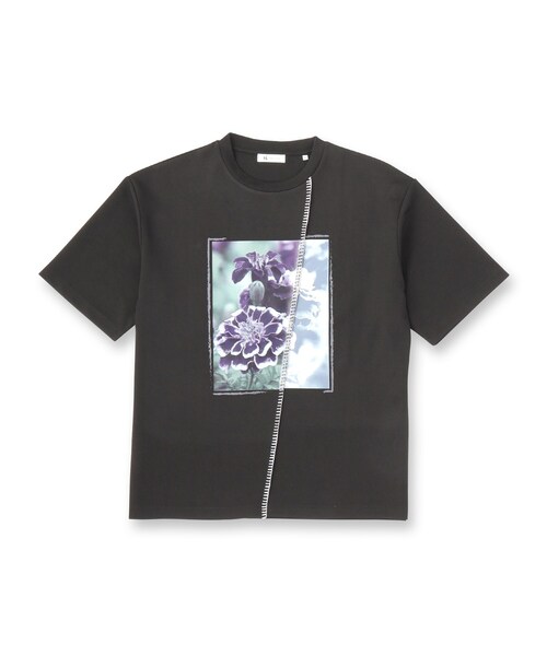 tk.TAKEO KIKUCHI（ティーケータケオキクチ）の「インバージョンフラワーカットソー（Tシャツ/カットソー・メンズ・ホワイト/ライトグレー/ブラック・01/02/03）」の22枚目の写真