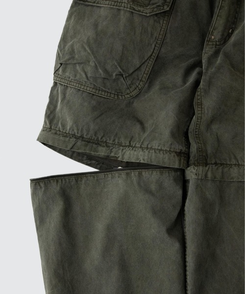 WILD THINGS（ワイルドシングス）の「ルーラル ダック コンバーチブルパンツ│RURAL DUCK CONVERTIBLE PANTS（カーゴパンツ・メンズ・チャコール/パープル/ブラウン/オリーブ・S/M/L/XL）」の5枚目の写真