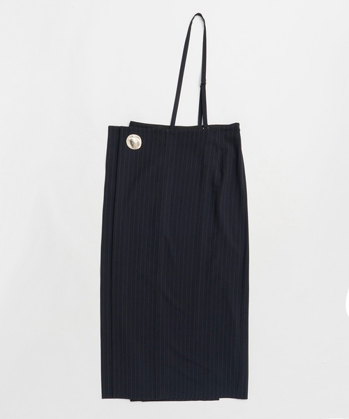 PRANK PROJECT（プランクプロジェクト）の「メタルモチーフローウエストスカート / Metal Motif Low Waist Skirt（スカート・レディース・ブラック/ネイビー/ホワイト・36/38）」の3枚目の写真