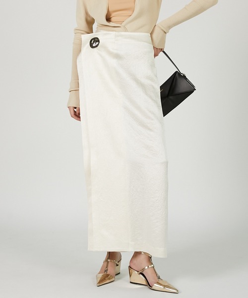 PRANK PROJECT（プランクプロジェクト）の「メタルモチーフローウエストスカート / Metal Motif Low Waist Skirt（スカート・レディース・ブラック/ネイビー/ホワイト・36/38）」の21枚目の写真