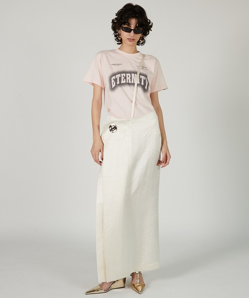 PRANK PROJECT（プランクプロジェクト）の「メタルモチーフローウエストスカート / Metal Motif Low Waist Skirt（スカート・レディース・ブラック/ネイビー/ホワイト・36/38）」の15枚目の写真