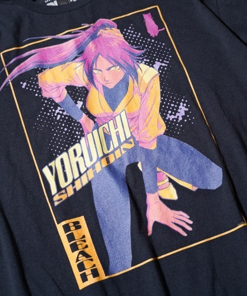 THRIFTY LOOK(スリフティールック)の「THRIFTY LOOK / スリフティールック THRIFTY ANIME TEE 'BLEACH' ブリーチ 夜一(Tシャツ/カットソー・メンズ・ブラック・X-LARGE/LARGE/XX-LARGE)」の3枚目の写真
