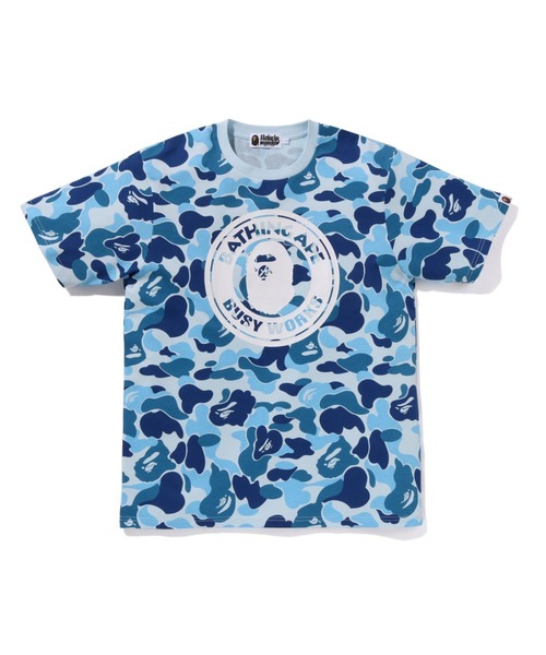国内配送★A BATHING APE★マルチカラーロゴ BUSY WORKS TEE 4色 A BATHING APE® 1st Camo Milo Busy Works Tee | Bape official