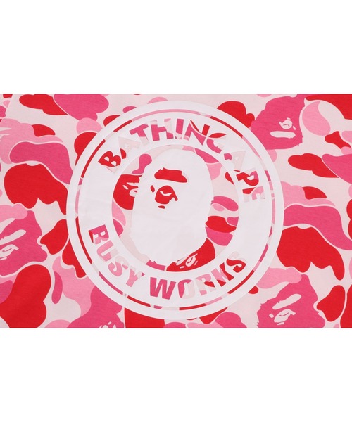 A BATHING APE（アベイシングエイプ）の「ABC CAMO BUSY WORKS TEE（Tシャツ/カットソー・メンズ・グリーン/ピンク/ブルー・X-LARGE/MEDIUM/XX-LARGE/LARGE/SMALL）」の9枚目の写真