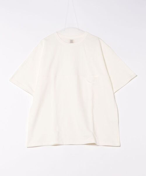 Revo.(レボ)の「Revo. カノコ裏毛 SS Tee(Tシャツ/カットソー・メンズ・ブラック/グレイッシュベージュ/グリーン/ホワイト・2/1)」の12枚目の写真