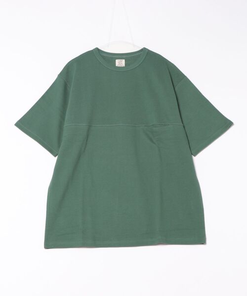 Revo.(レボ)の「Revo. カノコ裏毛 SS Tee(Tシャツ/カットソー・メンズ・ブラック/グレイッシュベージュ/グリーン/ホワイト・2/1)」の15枚目の写真