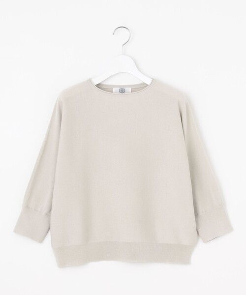 J.PRESS Ladies(J.プレス レディス)の「【WEB限定カラーあり・洗える・抗菌防臭】COTTON POLYESTER ドルマンスリーブ ニット(ニット/セーター・レディース・ライトグレー系/ネイビー系/スカイブルー系/オレンジ系/ピンク系・SMALL)」の20枚目の写真