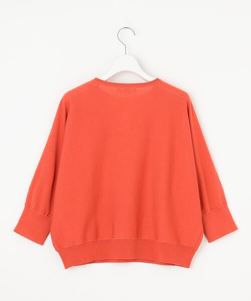 J.PRESS Ladies(J.プレス レディス)の「【WEB限定カラーあり・洗える・抗菌防臭】COTTON POLYESTER ドルマンスリーブ ニット(ニット/セーター・レディース・ライトグレー系/ネイビー系/スカイブルー系/オレンジ系/ピンク系・SMALL)」の9枚目の写真