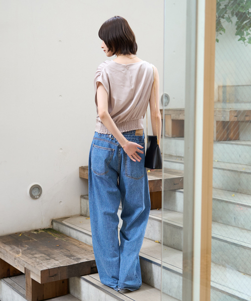 EMMA ROUGE VIF(エマルージュヴィフ)の「【一部店舗限定】アシメドレープブラウス(シャツ/ブラウス・レディース・オフホワイト/グレイッシュベージュ・フリー)」の16枚目の写真