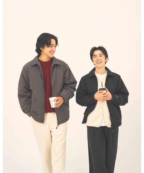 THOUSAND MILE(サウザンドマイル)の「【THOUSAND MILE】PADDED ZIP JACKET/パデット ジップ ジャケット(その他アウター・メンズ・ブラウン/チャコールグレー/カーキ/ネイビー/ブラック・XL/L/M/S/XS)」の8枚目の写真