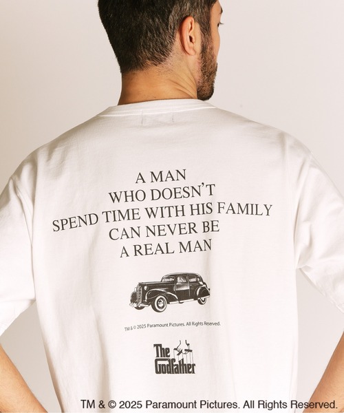【Schott/ショット】ゴッドファーザー クラシックカー Tシャツ Schott x G.F/ショット×ゴッドファーザー/CLASSIC CAR T-SHIRT