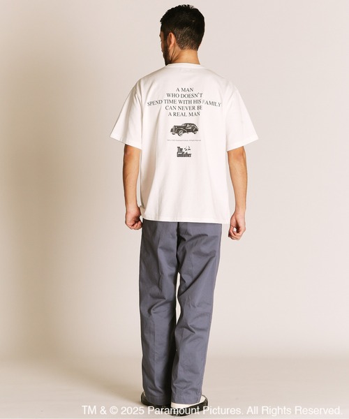 schott(ショット)の「Schott x G.F/ショット×ゴッドファーザー/CLASSIC CAR T-SHIRT/クラシックカー Tシャツ(Tシャツ/カットソー・メンズ・グレー/ブラック/ホワイト・M/L/XL/2XL)」の15枚目の写真