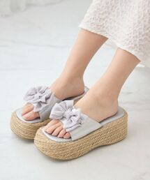 ems excite（エムズエキサイト）の「リボンジュートサンダル（サンダル）」