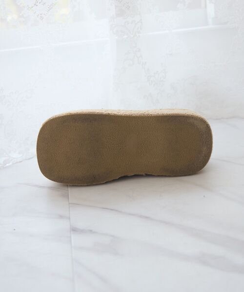 ems excite（エムズエキサイト）の「リボンジュートサンダル（サンダル・レディース・ブラック/オフホワイト/シルバー・MEDIUM/LARGE）」の19枚目の写真