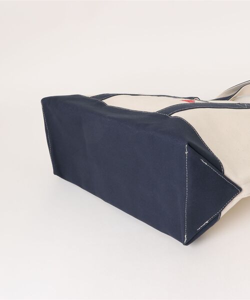 SPORTY&RICH(スポーティアンドリッチ)の「DODGERS TWO TONE TOTE BAG (EXCLUSIVE)(トートバッグ・レディース・ナチュラル・ONE SIZE)」の7枚目の写真